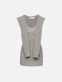 Vao Mini Dress,AYA MUSE,GRAY,Image 1