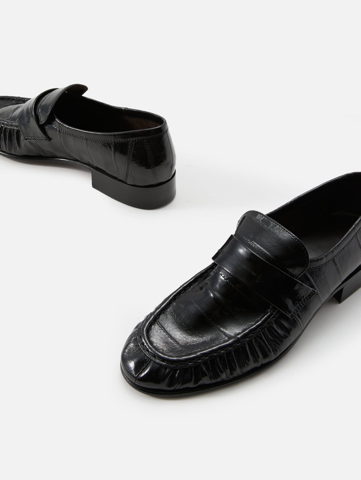 Soft Loafer,THE ROW,BLACK,Image 2