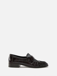 Soft Loafer,THE ROW,BROWN,Image 1
