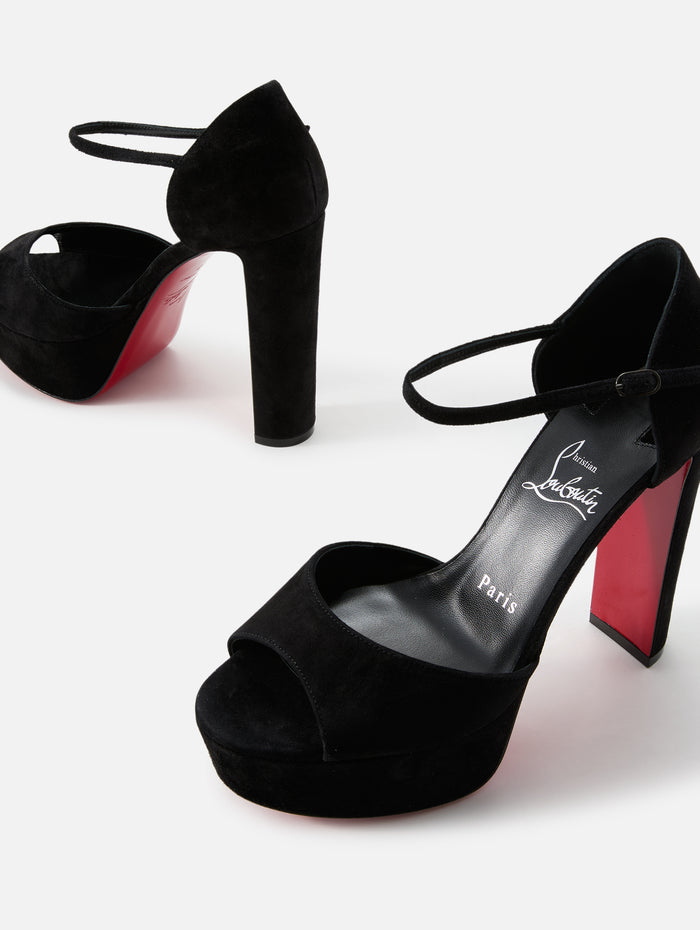 Sandaloo Platform 130mm,CHRISTIAN LOUBOUTIN,BLACK,Image 1