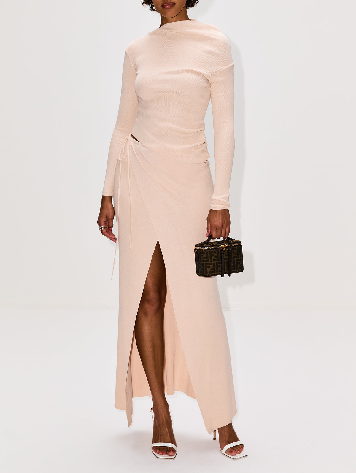 Aura Dress,AYA MUSE,PEACH CREAM,Image 2