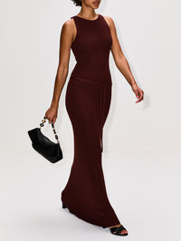 Zeal Dress,AYA MUSE,MERLOT,Image 3