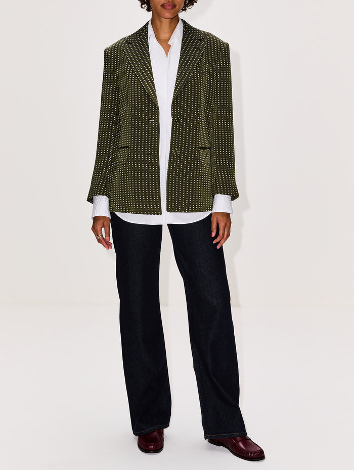 Birdys Blazer,DRIES VAN NOTEN,KHAKI,Image 1