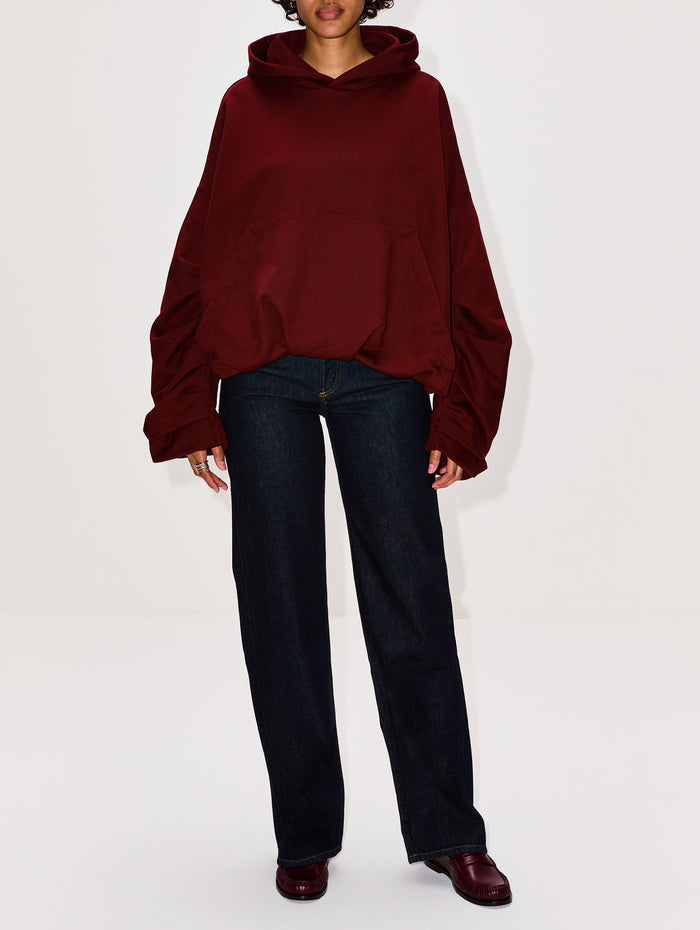 Hannett Sweatshirt,DRIES VAN NOTEN,RUBY,Image 1