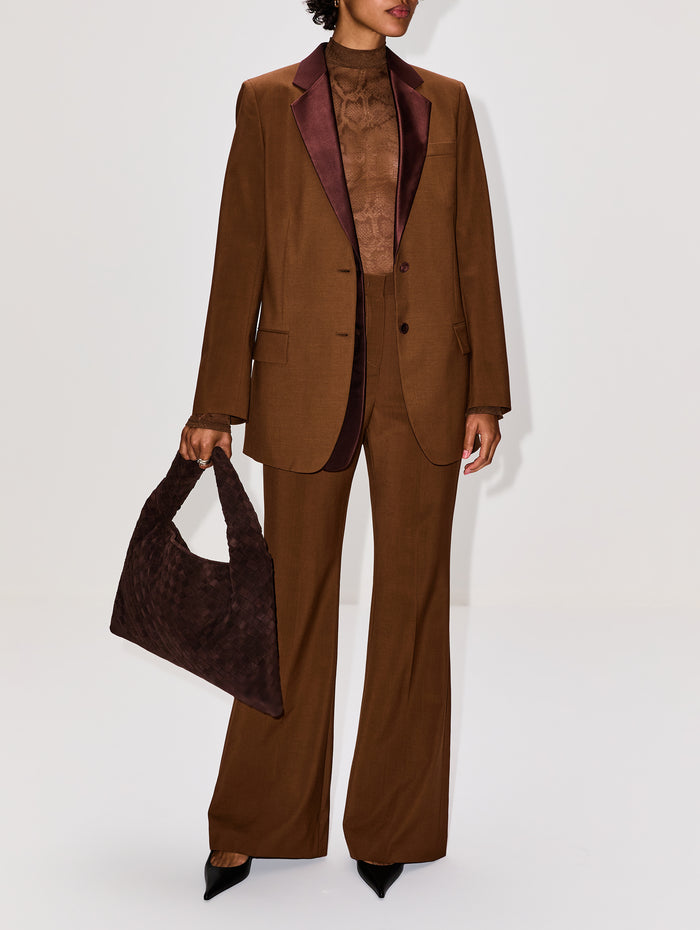 Giacca Blazer,FENDI,TOBACCO,Image 1