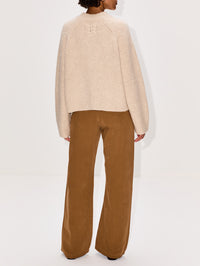 Curved Seam Army Pant,R13,LIGHT BROWN,Image 3