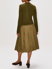 Mini Val Sweater,LA LIGNE,ARTICHOKE,Image 3