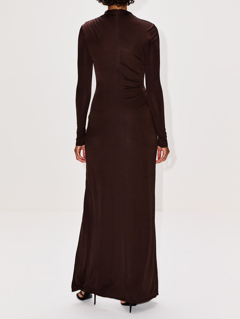 Jersey Draped Gown