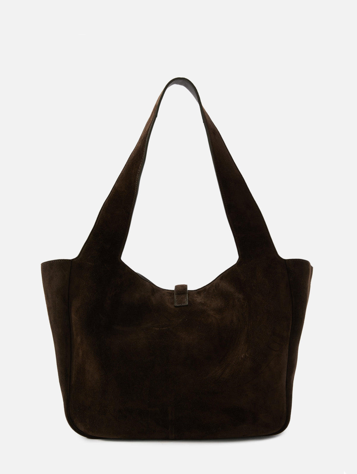 Bea Suede Softy Tote,SAINT LAURENT,LIGHT MUSK,Image 3