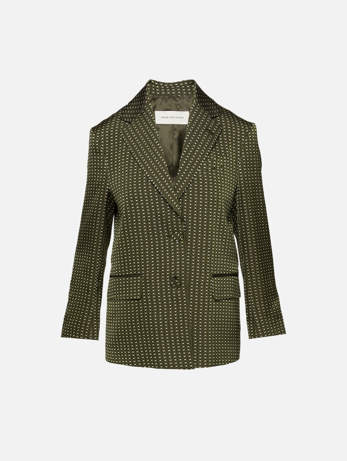 Birdys Blazer,DRIES VAN NOTEN,KHAKI,Image 1