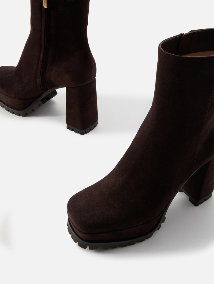 Platform Boot,GIANVITO ROSSI,MOKA,Image 1