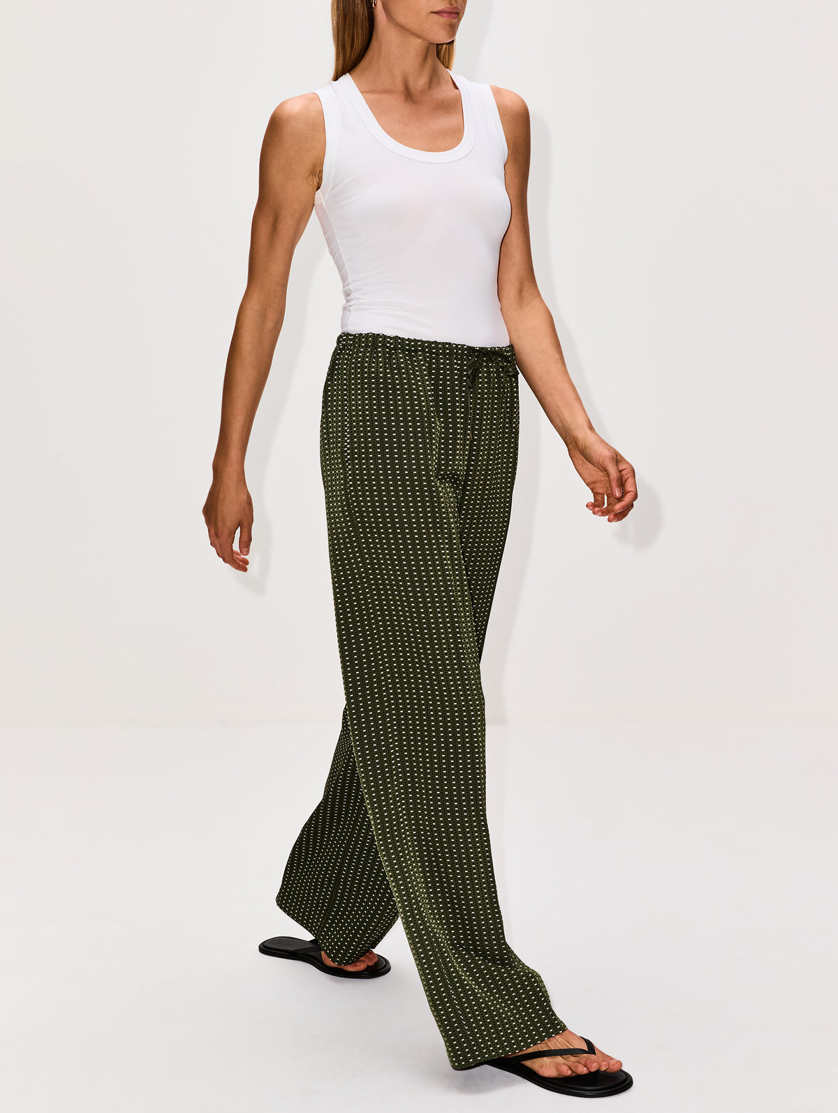 Puvis Pant,DRIES VAN NOTEN,KHAKI,Image 3