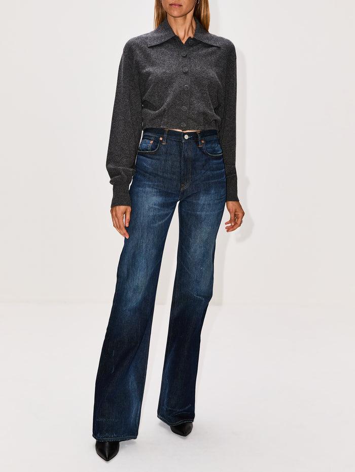 Tigre Cardigan,DRIES VAN NOTEN,DARK GREY,Image 1