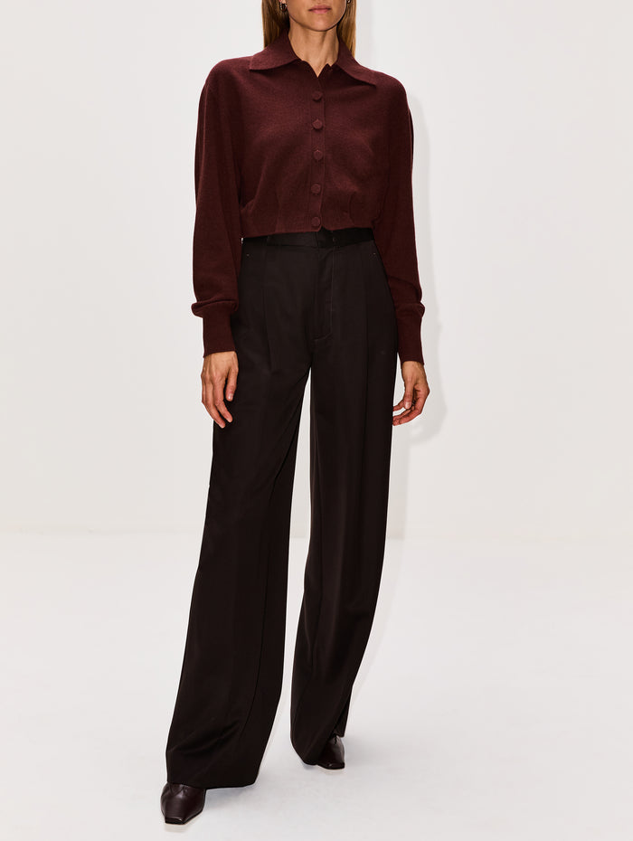 Tigre Cardigan,DRIES VAN NOTEN,BROWN,Image 1