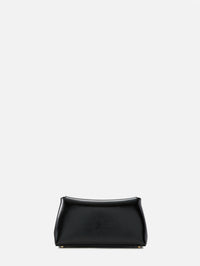 Mini T Lock Naplack Clutch,TOTÉME,BLACK,Image 2