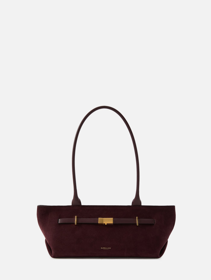New York Shoulder Bag,DEMELLIER,BURGUNDY,Image 1