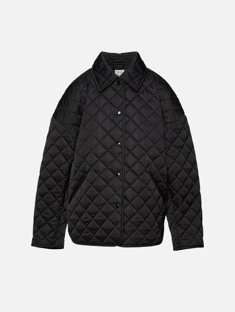 Collared Quilted Jacket