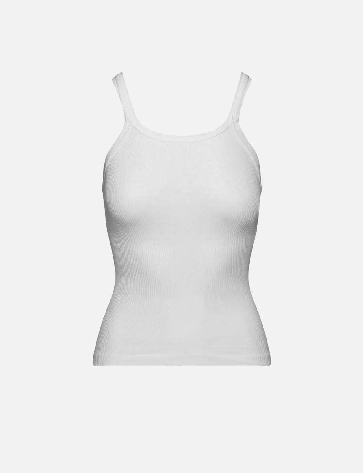Ribbed Tank,RE/DONE,WHITE,Image 1