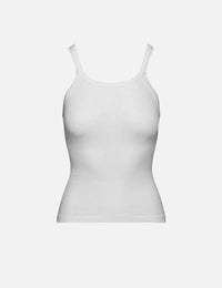 Ribbed Tank,RE/DONE,WHITE,Image 1