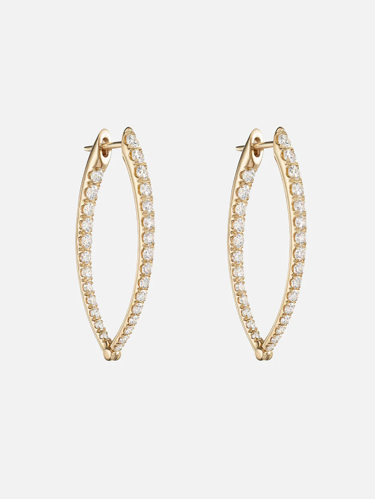 Cristina Earrings,MELISSA KAYE,YELLOW GOLD,Image 1