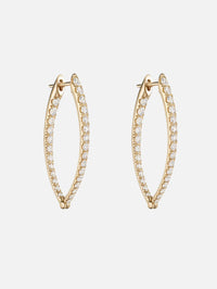 Cristina Earrings,MELISSA KAYE,YELLOW GOLD,Image 1
