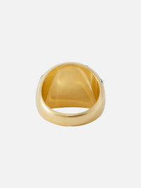 Stardust Dome Ring,JENNA BLAKE,YELLOW GOLD,Image 4