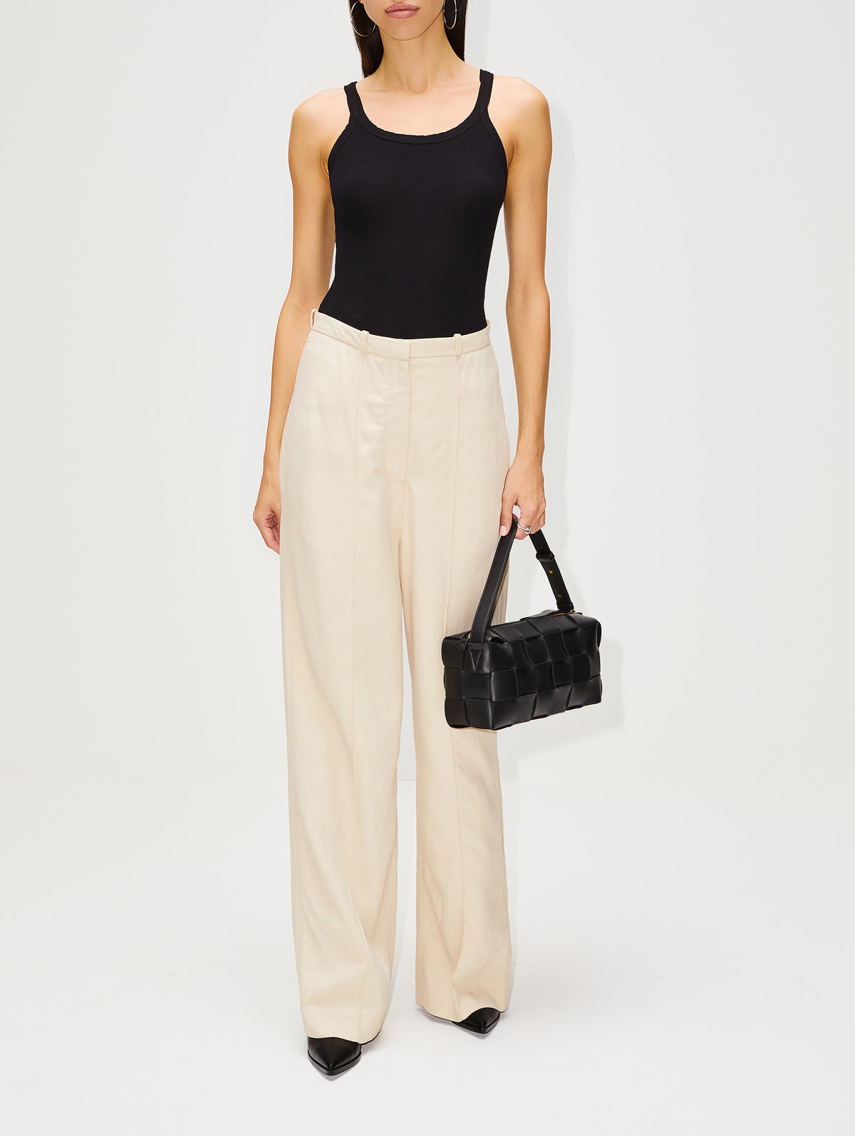 Ribbed Tank,RE/DONE,WHITE,Image 6