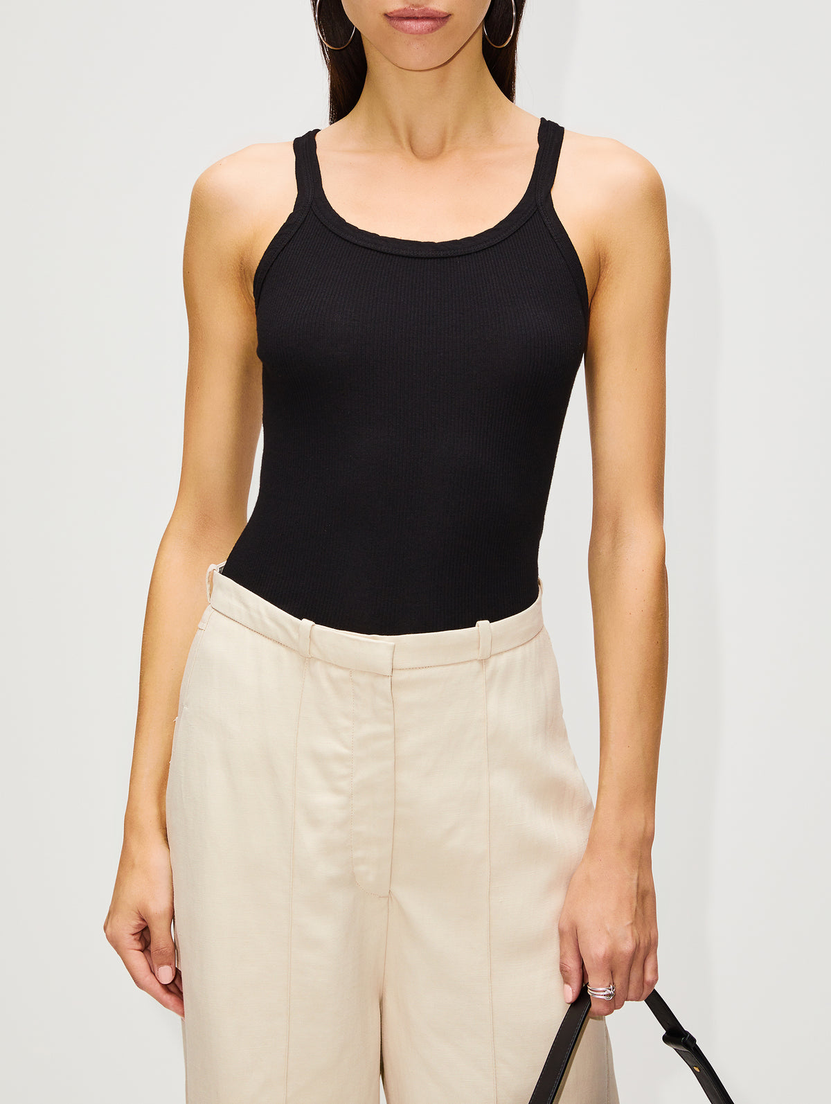Ribbed Tank,RE/DONE,WHITE,Image 7