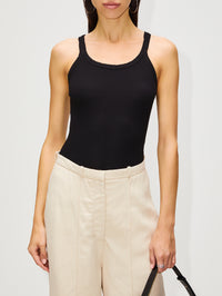 Ribbed Tank,RE/DONE,WHITE,Image 7