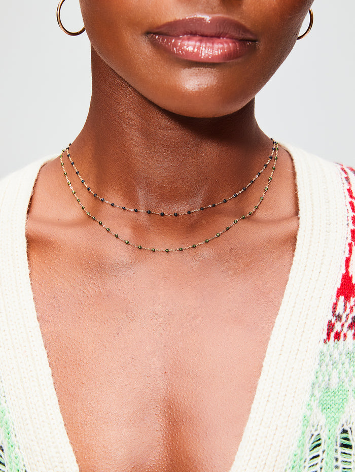 Classic Gigi Necklace,GIGI CLOZEAU,MIDNIGHT,Image 1