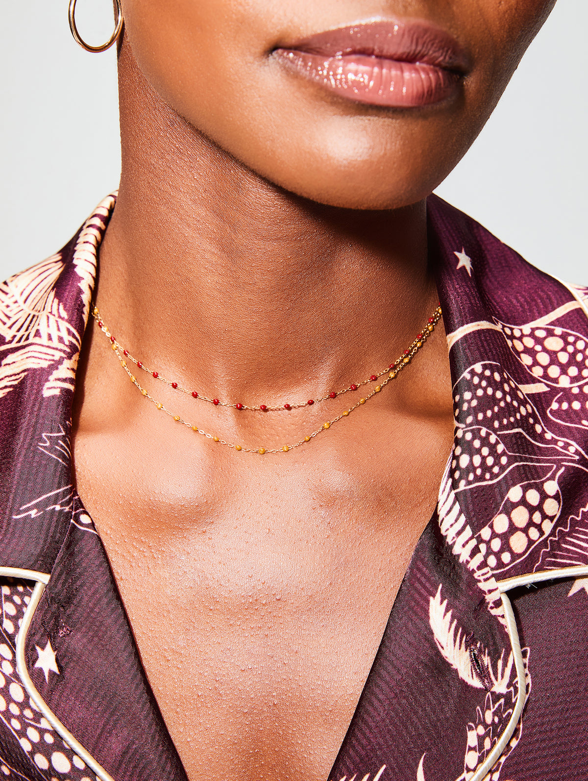 Classic Gigi Necklace,GIGI CLOZEAU,WHITE,Image 5