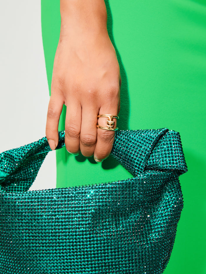 Phantom SK Pave Ring,HOORSENBUHS,YELLOW GOLD,Image 1