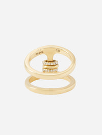 Phantom SK Pave Ring,HOORSENBUHS,YELLOW GOLD,Image 4