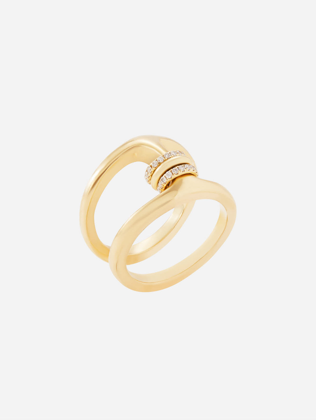 Phantom SK Pave Ring,HOORSENBUHS,YELLOW GOLD,Image 3