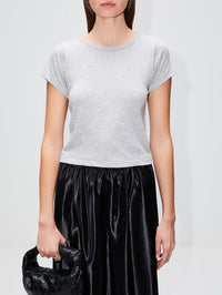 Short Sleeve Baby Tee,ÉTERNE,BLACK,Image 3