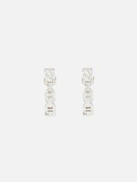 Micro Tri-Link Huggies With Diamonds,HOORSENBUHS,ROSE GOLD,Image 5