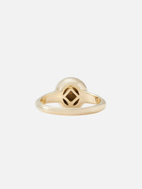 Mars Round Top Ring,RENVI,YELLOW GOLD,Image 4