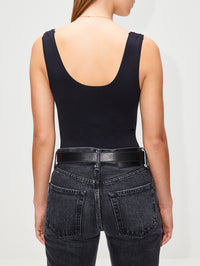 Tank Bodysuit,ÉTERNE,BLACK,Image 4