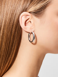 1" Wide Hoops,SHYLEE ROSE,YELLOW GOLD,Image 7