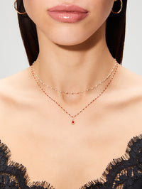 Classic Gigi Necklace,GIGI CLOZEAU,WHITE,Image 32