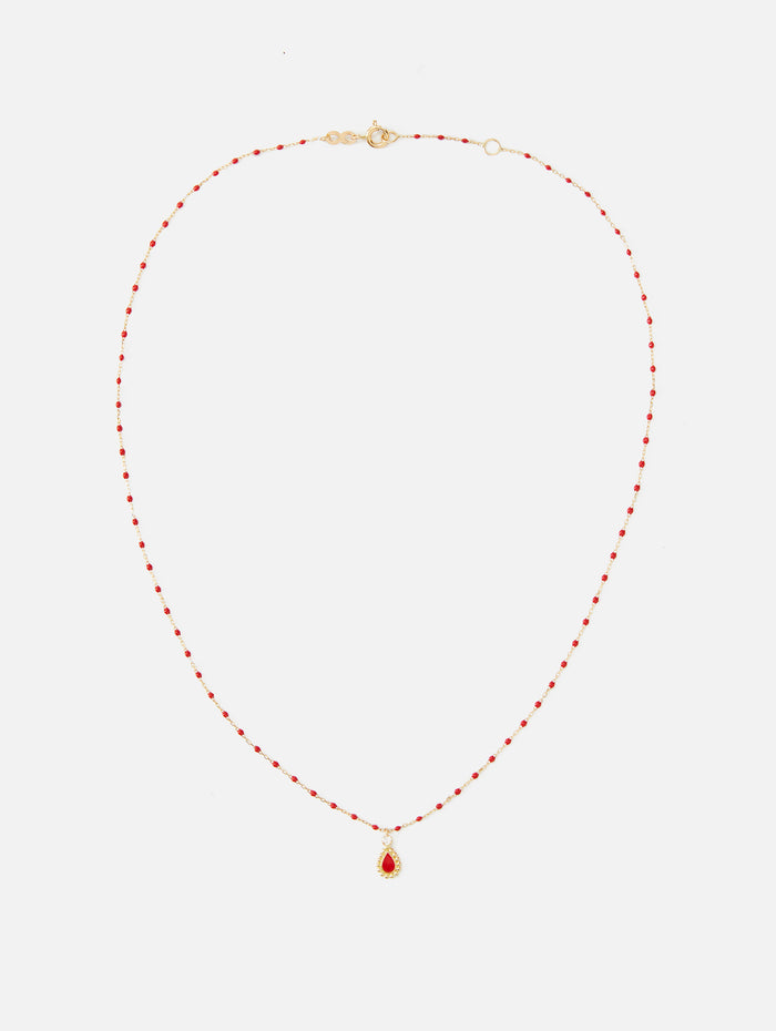 Lucky Cashmere Diamond Necklace,GIGI CLOZEAU,POPPY,Image 1