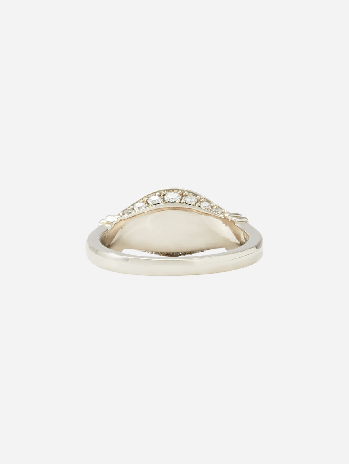 Maia Full Pave Pinky Ring,RENVI,YELLOW GOLD,Image 8