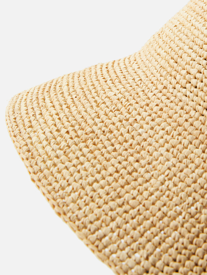 Felix Bucket Hat,JANESSA LEONE,NATURAL,Image 1