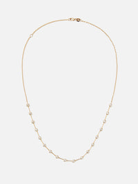 Bezel Diamond Necklace,SHYLEE ROSE,YELLOW GOLD,Image 1