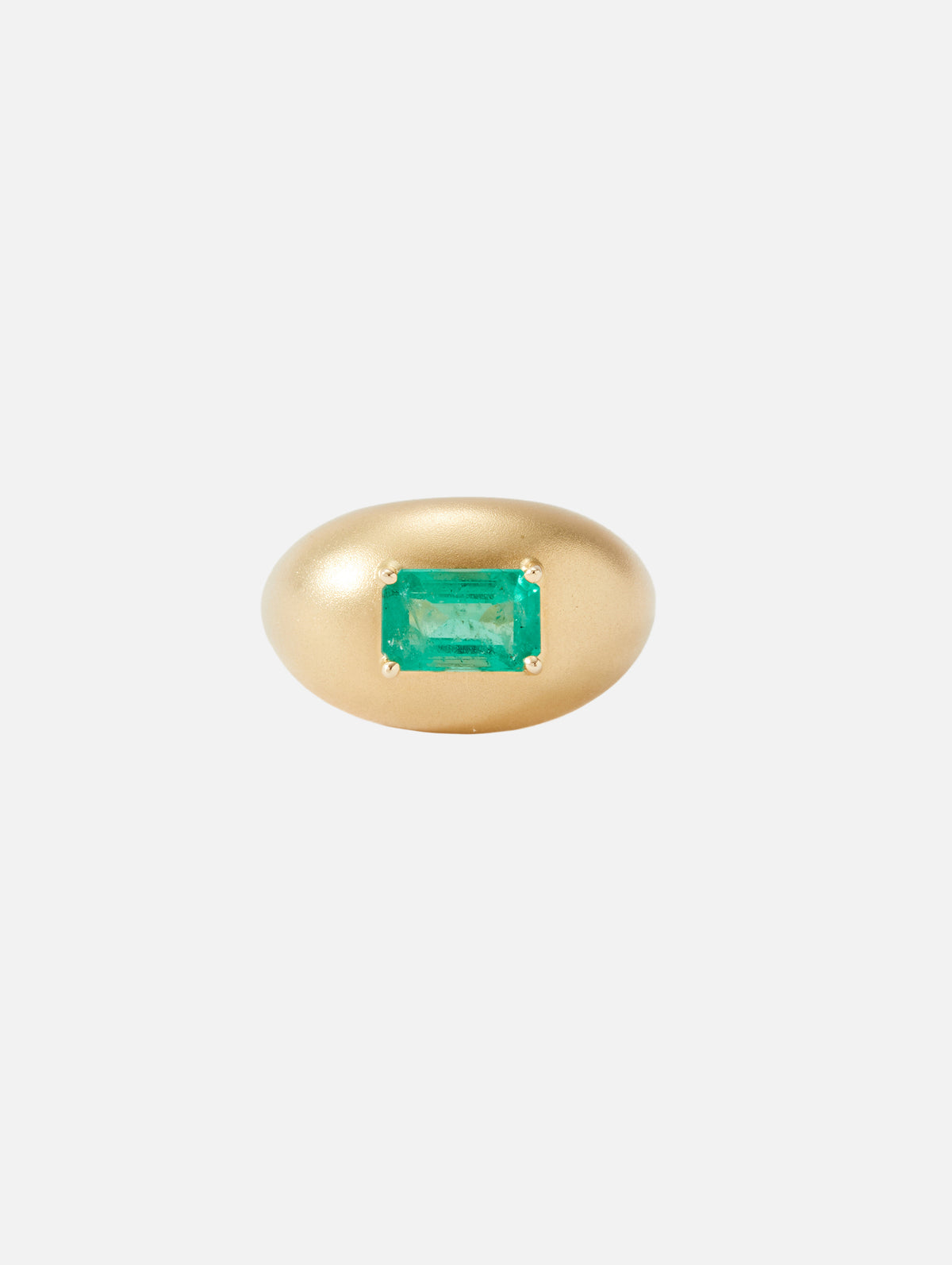 Emerald Domed Ring,SHYLEE ROSE,YELLOW GOLD,Image 1
