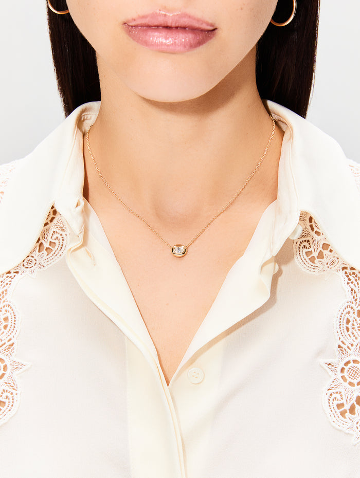 Lenox Reign Necklace,MELISSA KAYE,YELLOW GOLD,Image 1