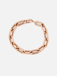 Extra Large Open Link Bracelet,SHYLEE ROSE,YELLOW GOLD,Image 11