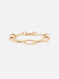 Jumbo Link Bracelet,SHYLEE ROSE,YELLOW GOLD,Image 1