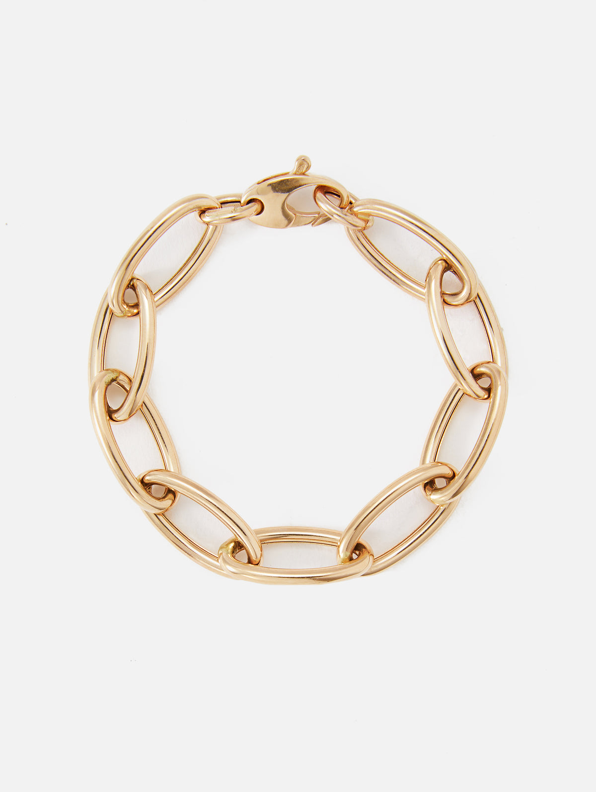 Jumbo Link Bracelet,SHYLEE ROSE,YELLOW GOLD,Image 2