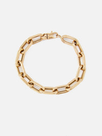 Extra Large Open Link Bracelet,SHYLEE ROSE,YELLOW GOLD,Image 7